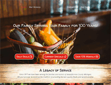 Tablet Screenshot of angelifoods.com